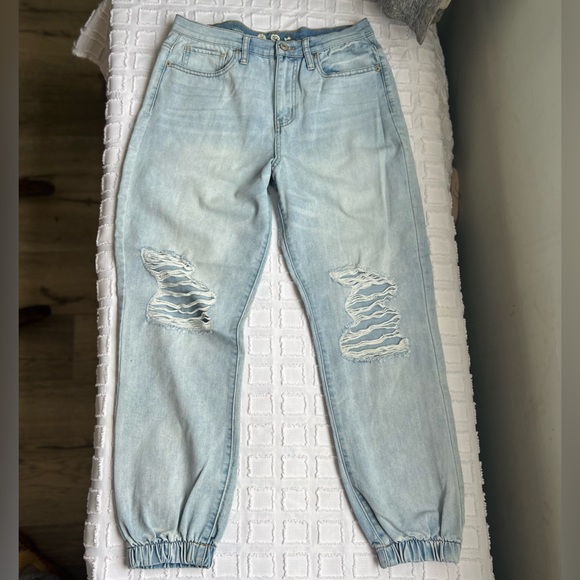 REWASH High Rise Mom Jeans - Picture 1 of 7
